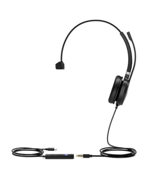 Buy Yealink Wideband Noise Cancelling USB-C and 3.5mm Mono Wired Headset UH36-M-C