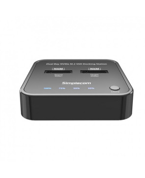 Buy Simplecom SD550 USB 3.2 Gen2 to Dual Bay NVMe M.2 SSD Docking Station Duplicator Offline Clone (SD550)