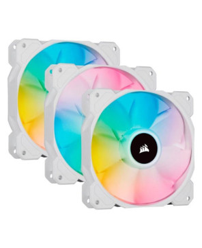 Buy Corsair iCUE SP120 RGB ELITE Performance 120mm White PWM Triple Fan Kit with iCUE Lighting Node CO-9050137-WW