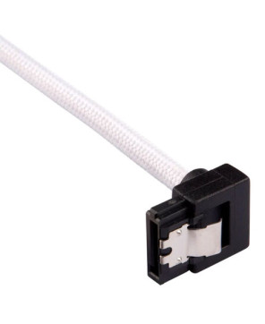 Buy Corsair Premium Sleeved SATA 6Gbps 60cm 90° Connector Cable CC-8900283 in White