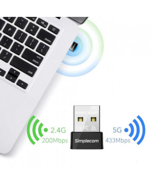 Buy Simplecom NW602 AC600 Dual Band Nano USB WiFi Wireless Adapter