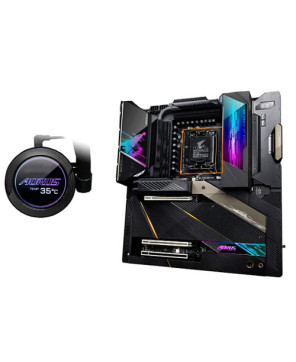 Gigabyte AORUS WATERFORCE 240 All-in-one Liquid Cooler with Circular LCD Display | GP-AORUS WATERFORCE 240