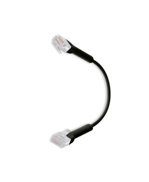 Ubiquiti UniFi 3m CAT6 RJ45 Ethernet Patch Cable with Bendable 90 Degree Ends in Black U-CABLE-PATCH-3M-RJ45-BK