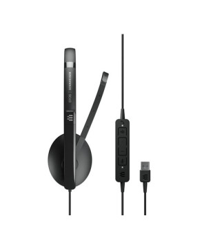 EPOS | Sennheiser ADAPT 160T USB II Wired USB-A Stereo MS Certified Headset with In-line Call Control 1000901