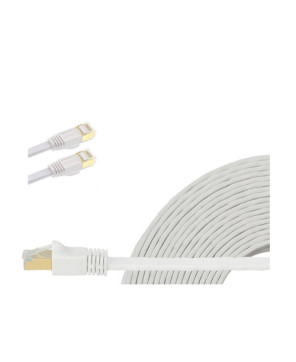 Buy Edimax 1m 40GbE Shielded CAT8 Flat Network Cable in White EA8-010SFW