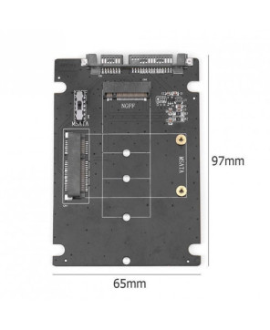 Buy Simplecom SA207 mSATA + M.2 (NGFF) to SATA 2 In 1 Combo Adapter