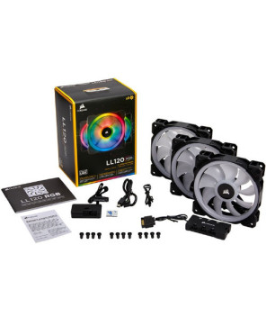 Buy Corsair 3 Pack 120mm Dual Light Loop RGB LED PWM Fan with Lighting Node Pro CO-9050072-WW