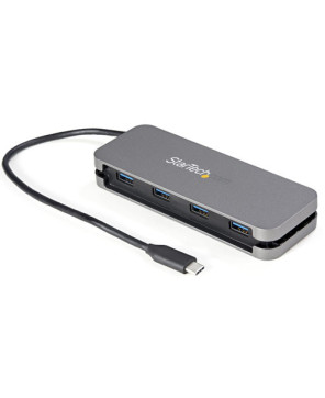 StarTech 4-Port Bus Powered Portable USB-C to USB-A Adapter Laptop Hub HB30CM4AB