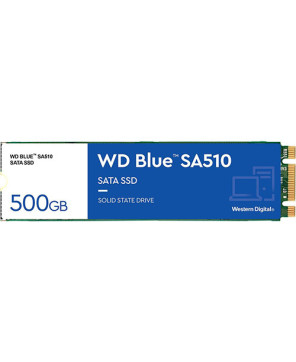 Western Digital Blue SA510 500GB SATA M.2 SSD WDS500G3B0B for Desktop PC