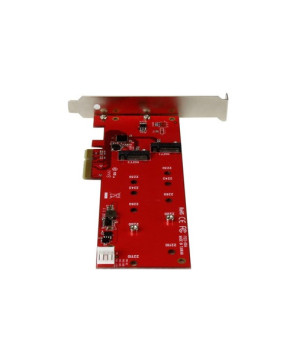 StarTech PEX2M2 2x M.2 SATA SSD Controller Card - PCIe - PCI Express M.2 SATA III Controller - NGFF Card Adapter PEX2M2