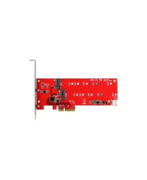 StarTech PEX2M2 2x M.2 SATA SSD Controller Card - PCIe - PCI Express M.2 SATA III Controller - NGFF Card Adapter PEX2M2