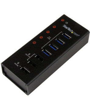 Buy StarTech 4-Port Powered USB 3.0 Hub with 3 USB Charging Ports ST4300U3C3