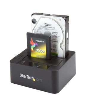 Buy StarTech USB 3.0/eSATA to Dual 2.5/3.5" HDD/SSD Docking Station SDOCK2U33EB with UASP 