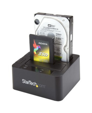 Buy StarTech USB 3.0/eSATA to Dual 2.5/3.5" HDD/SSD Docking Station SDOCK2U33EB with UASP 