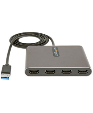 Buy StarTech USB 3.0 to 4x HDMI Adapter USB32HD4 in Space Gray