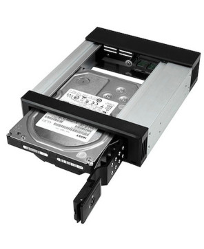 Buy the StarTech 5.25 to 3.5 Hard Drive Hot Swap Bay HSB1SATSASBA for 3.5" SATA/SAS Drives