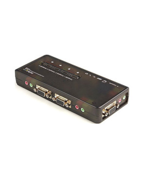 Buy StarTech 4 Port Black USB KVM Switch Kit with Cables and Audio SV411KUSB