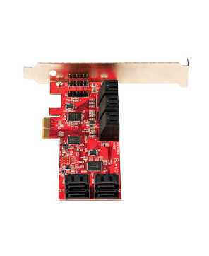 Buy the StarTech 10 Port PCIe SATA Expansion Card 10P6G-PCIE-SATA-CARD