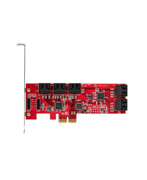 Buy the StarTech 10 Port PCIe SATA Expansion Card 10P6G-PCIE-SATA-CARD