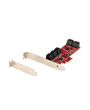 Buy the StarTech 10 Port PCIe SATA Expansion Card 10P6G-PCIE-SATA-CARD