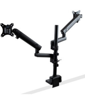 Buy StarTech Adjustable Desk Mount Dual Monitor Arm in Matte Black  ARMDUALPIVOT