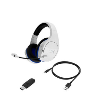 HP HyperX Cloud Stinger Core Wireless Gaming Headset in White/Blue 4P5J1AA