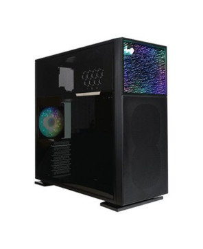 Buy Inwin N515 Midi-Tower ATX Black Case Top Infinity Panel N515BLK-3AL120 with 2 ARGB Front Fan and 1 Rear ARGB Fan