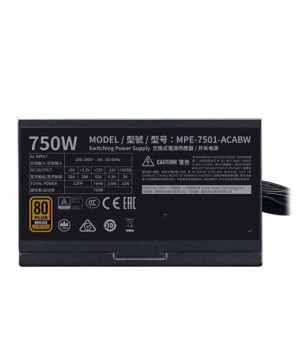 Buy Cooler Master MWE V2 750W 80 Plus Bronze Non-Modular Power Supply MPE-7501-ACABW-BAU