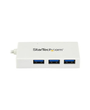 Buy StarTech 4-Port USB C Hub (1x USB-C 3x USB-A) in White HB30C3A1CFBW