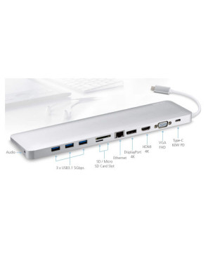 Buy Aten USB-C Multiport Dual View Dock with Power Pass-Through UH3234-AT.