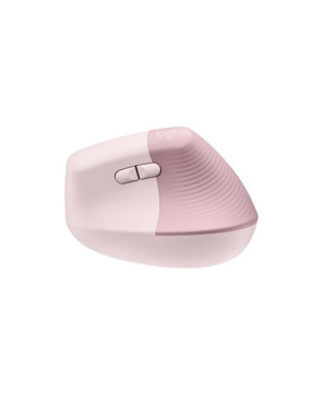 Logitech Lift Vertical Ergonomic Wireless Bluetooth Mouse in Rose 910-006481