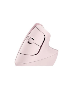 Logitech Lift Vertical Ergonomic Wireless Bluetooth Mouse in Rose 910-006481