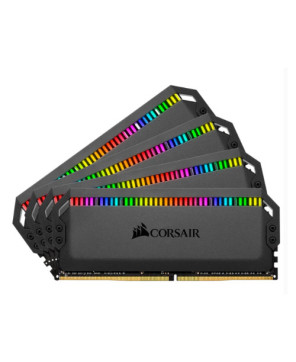 Corsair Dominator Platinum RGB 64GB 4x16GB DDR4 3600MHz CL18 DIMM Unbuffered 1.35V Desktop PC Gaming Memory CMT64GX4M4K3600C18 