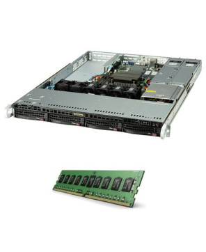 Buy SuperMicro 510T 1U Intel Xeon E-2134 16GB RAM 960GB SSD Enterprise Server + SuperMicro 16GB DDR4-3200 2Rx8 ECC UDIMM Server Memory VFG-SYS-510T-WTR-4-RAM