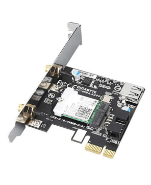 Gigabyte WBAX200 2400Mbps PCI Express WiFi Network Adapter GC-WBAX200 for Desktop PC