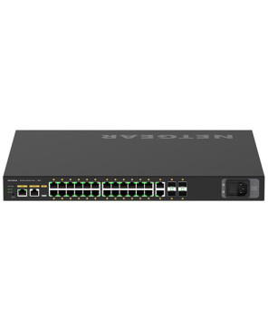 NETGEAR M4250-26G4XF-PoE+ AV Line 26-Port 24x1G PoE+ 480W 2x1G and 4xSFP+ Managed Switch GSM4230PX-100AJS