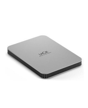 LaCie Mobile Drive V2 4TB USB 3.2 Gen 1 USB-C External Portable Hard Drive in Moon Silver STLP4000400