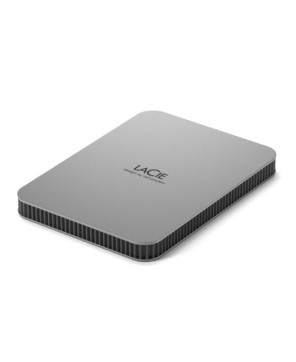 LaCie Mobile Drive V2 4TB USB 3.2 Gen 1 USB-C External Portable Hard Drive in Moon Silver STLP4000400