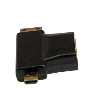 Buy StarTech HDMI Micro Combo - Male to Male 2-in-1 T Adapter HDACDFMM