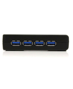 StarTech 4 Port Black SuperSpeed USB 3.0 Hub ST4300USB3