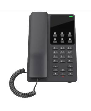 Grandstream 2-Lines Desktop Hotel Phone in Black with Built-In Wi-Fi GHP621W 