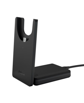 Jabra Evolve2 55 UC Stereo Bluetooth Wireless Headset with USB-C Adapter and Charging Stand 25599-989-889