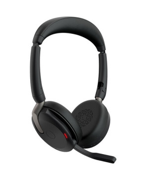 Jabra Evolve2 65 Flex USB-A UC Stereo Wireless Bluetooth Headset with Charging Stand 26699-989-989