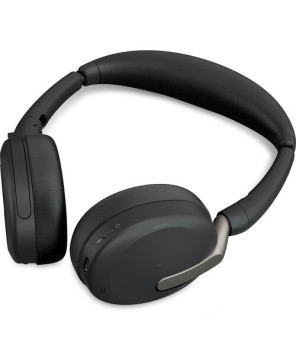 Jabra Evolve2 65 Flex USB-A UC Stereo Wireless Bluetooth Headset with Charging Stand 26699-989-989