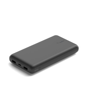 Belkin BoostCharge 20Kmah Power Bank with USB-A to USB-C Cable BPB012BTBK