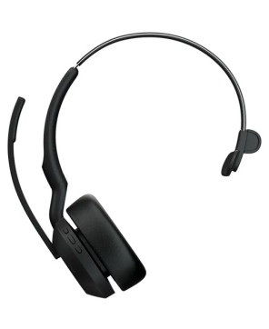 Jabra Evolve2 55 MS Mono Bluetooth Wireless Headset with USB-A Adapter and Charging Stand 25599-899-989