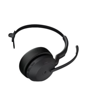 Jabra Evolve2 55 MS Mono Bluetooth Wireless Headset with USB-A Adapter and Charging Stand 25599-899-989