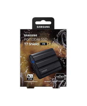 Buy Samsung T7 Shield 1TB USB-C Portable External Solid State Drive in Black MU-PE1T0S/WW 