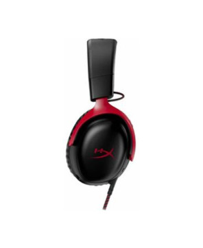 HP HyperX Cloud III Wired Over-the-ear Stereo Gaming Headset in Black-Red 727A9AA