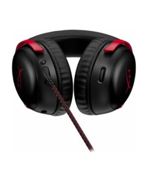 HP HyperX Cloud III Wired Over-the-ear Stereo Gaming Headset in Black-Red 727A9AA